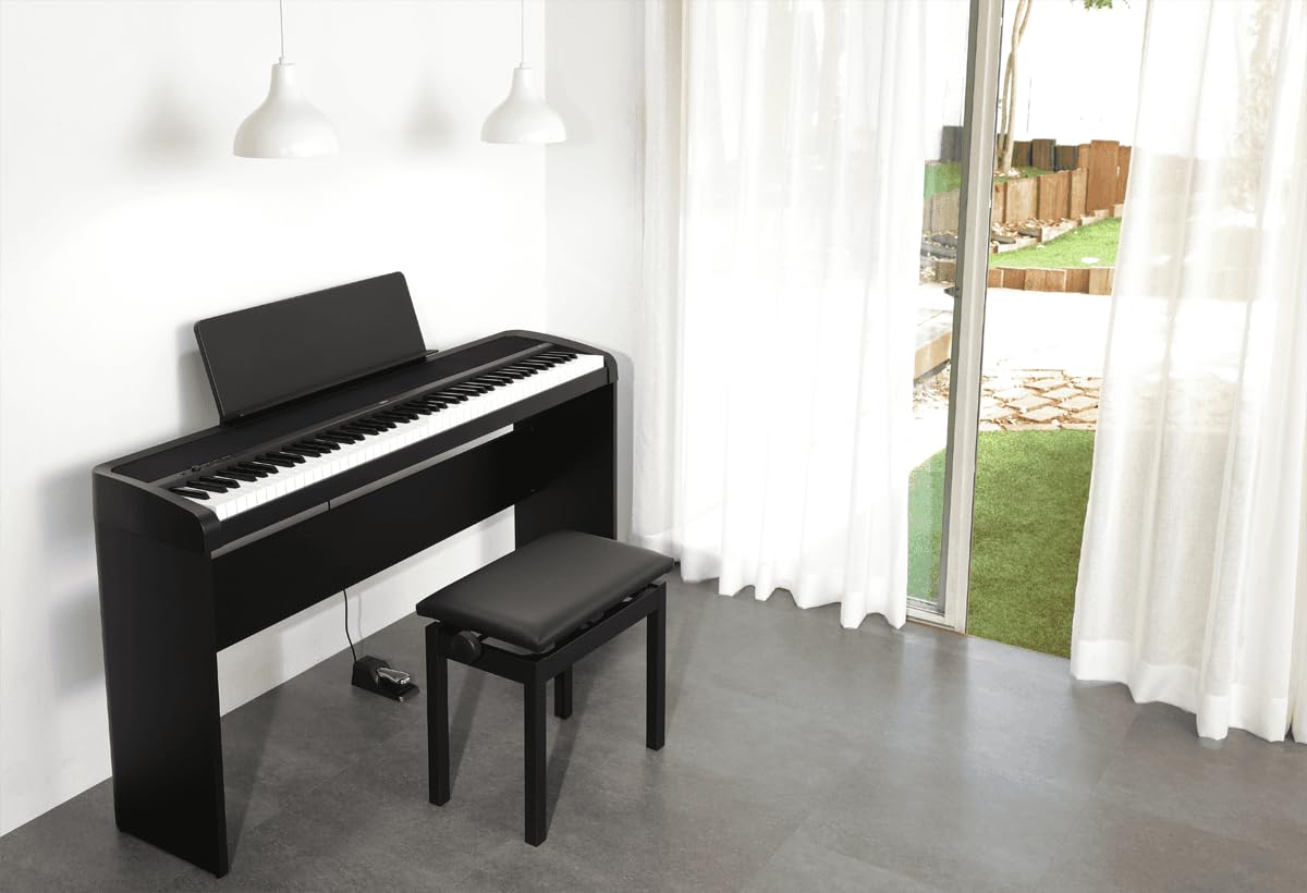 Korg B2 88-Key Digital Piano w/stand; Audio/MIDI USB; Software Included - White
