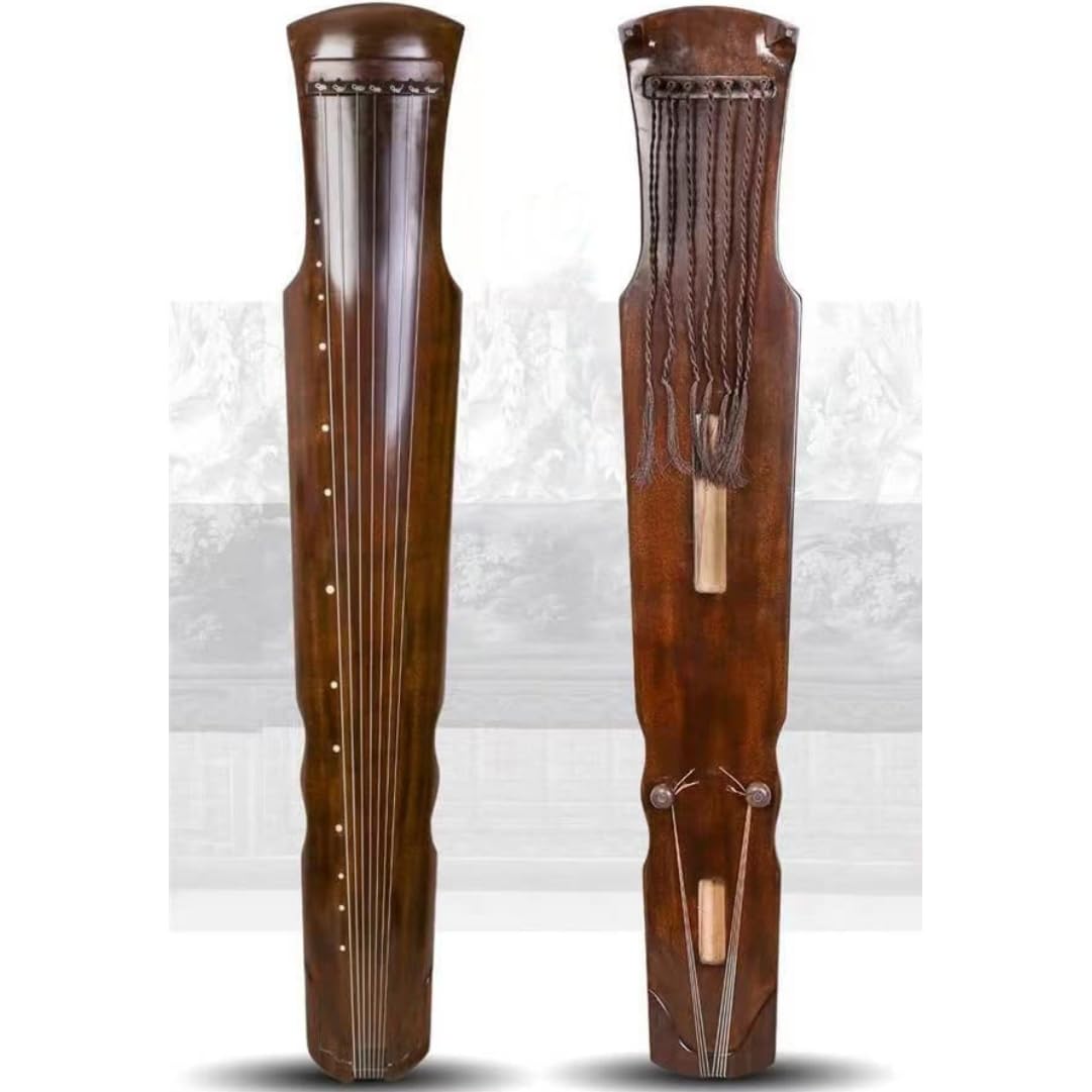 LANDTOM High Level 60+ Years Fir Wood Guqin (Gelatinum Cornus cervis/Lu Jiao Shuang Antler Frost included) for Beginner and Intermediates