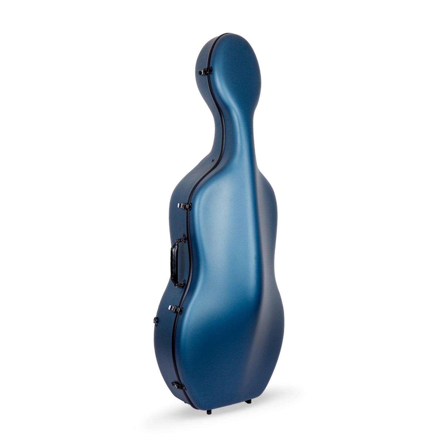 Crossrock Professional 4/4 Carbon Fiber Cello Case | 6lb Ultra-Light TSA Hardshell | Adjustable Magic Pads & Anti-Scratch Cover | Gloss Crimson Finish