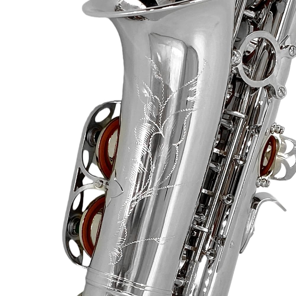 Yinfente Eb Alto Saxophone For Beginners Adult,Saxophone Student,E Flat Alto Sax Full Kit With Reeds,Pads Cushions,Hard Carrying Case,Cleaning Cloth & Rod,Mouthpiece,Gloves,Neck Strap Gold