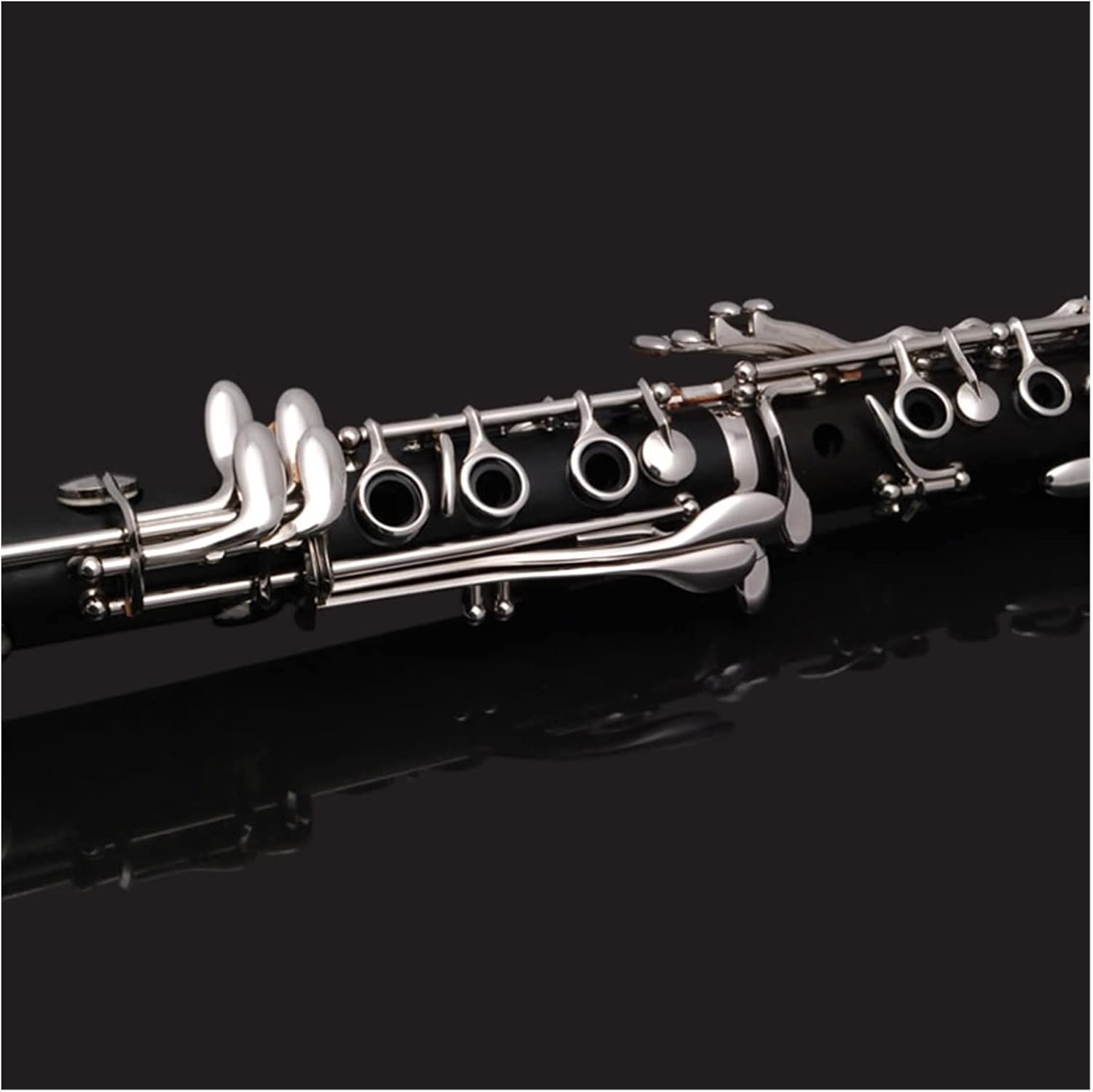 TSTS B-Flat Clarinet Nickel Plated for Beginners Adult Professional Playing Grades Clarinet for Beginner