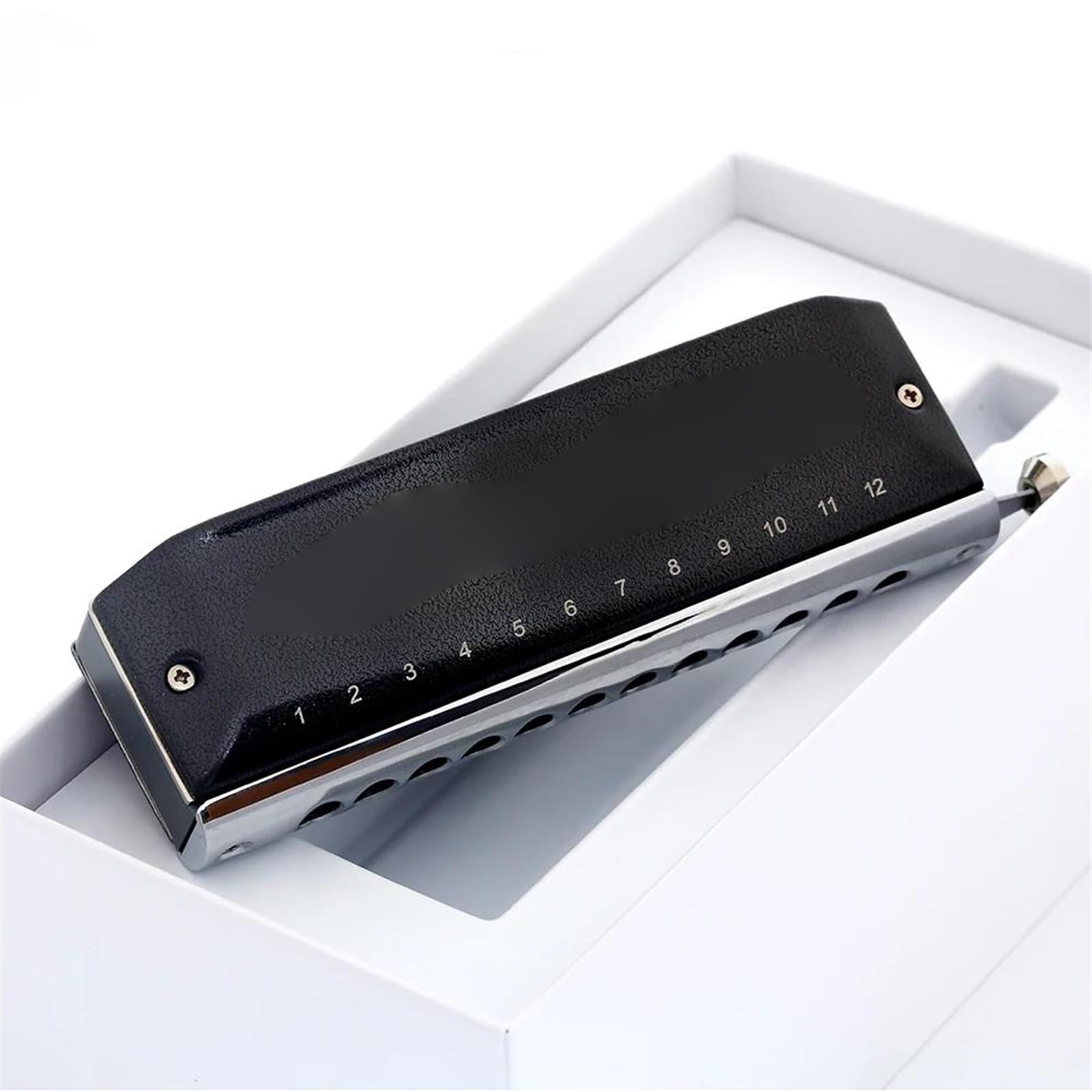 Chromatic Harmonica 12 Holes 48 Tone Mouth Organ Harp Instrumentos Key Of C/A/B/G/bB Musical Instruments Harmonica Professional (Color : C key)