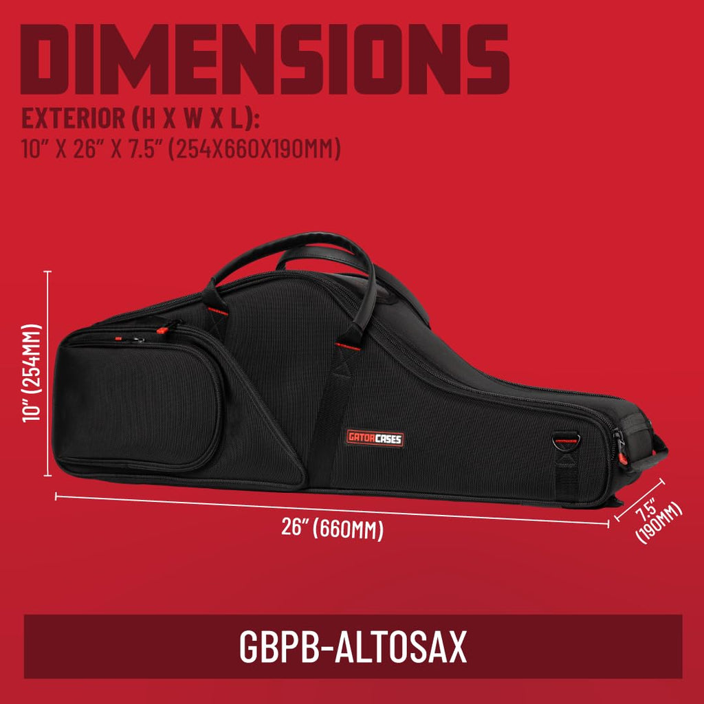 Gator Cases Allegro Series Pro Band and Orchestra Travel Bag for Trombone with F-Attachment, (GBPB-TROMBONE)
