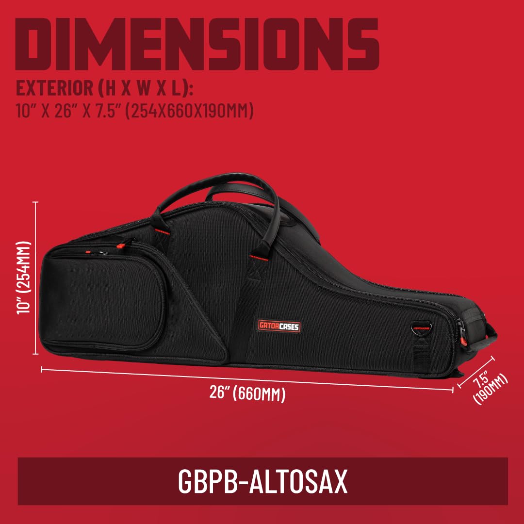 Gator Cases Allegro Series Pro Band and Orchestra Travel Bag for Trombone with F-Attachment, (GBPB-TROMBONE)