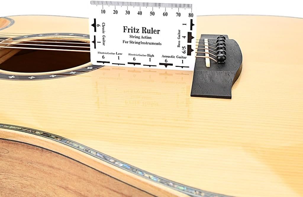 String Action Ruler Gauge Guitar Luthier Tools Accessories for String Instruments Music Accessories