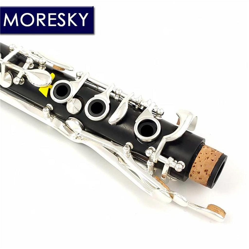Clarinet Musical Instruments MORESKY G Tone Clarinet Ebony Silver Plated 20 Keys(M202)