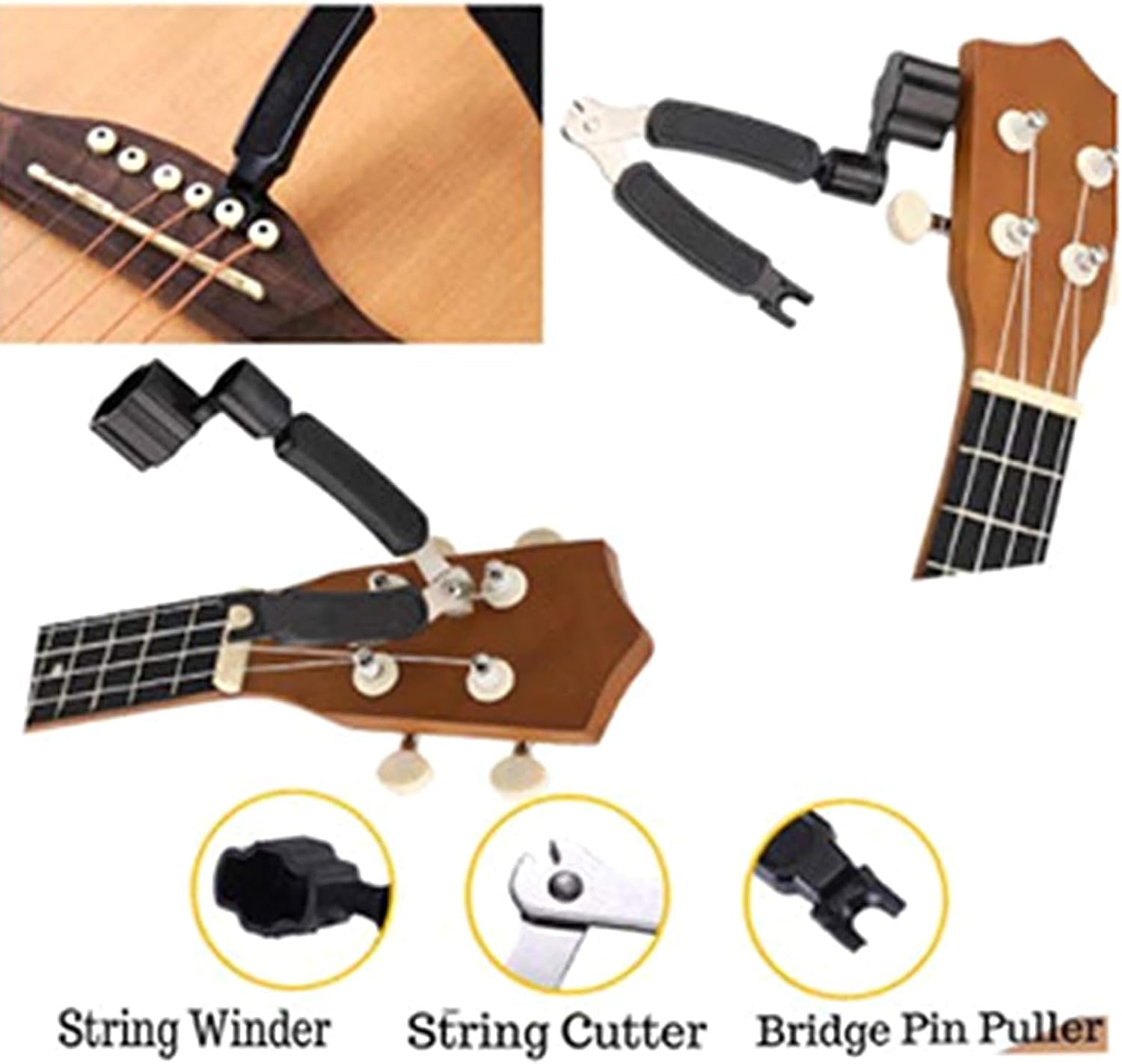 25Pcs Guitar Setup Kits Guitar Repairing Maintenance Tool with String Action Ruler Gauge Measuring Tool Wrench Enduring Repairing Maintenance