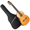 WishMade 7 String Acoustic Classical Nylon Guitar with Gig Bag | Red cedar top, rosewood fingerboard,Additional low B string for classical, jazz, flamenco, fingerstyle playing, adults