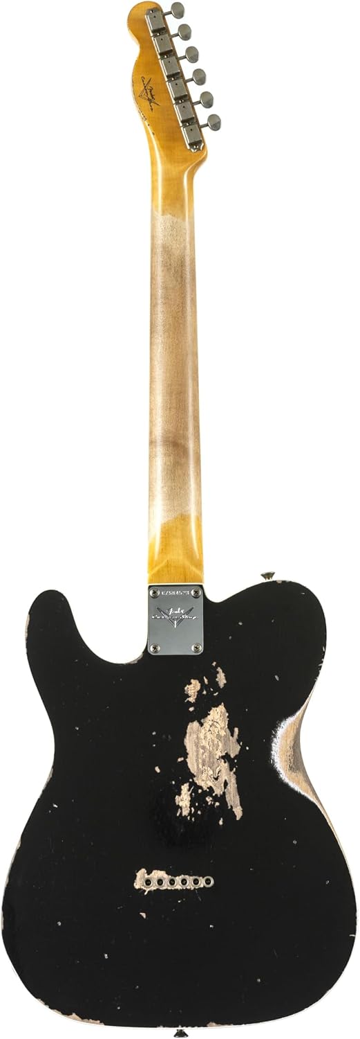 Custom Shop 1960 Telecaster Custom - Heavy Relic, Aged Black by FENDER