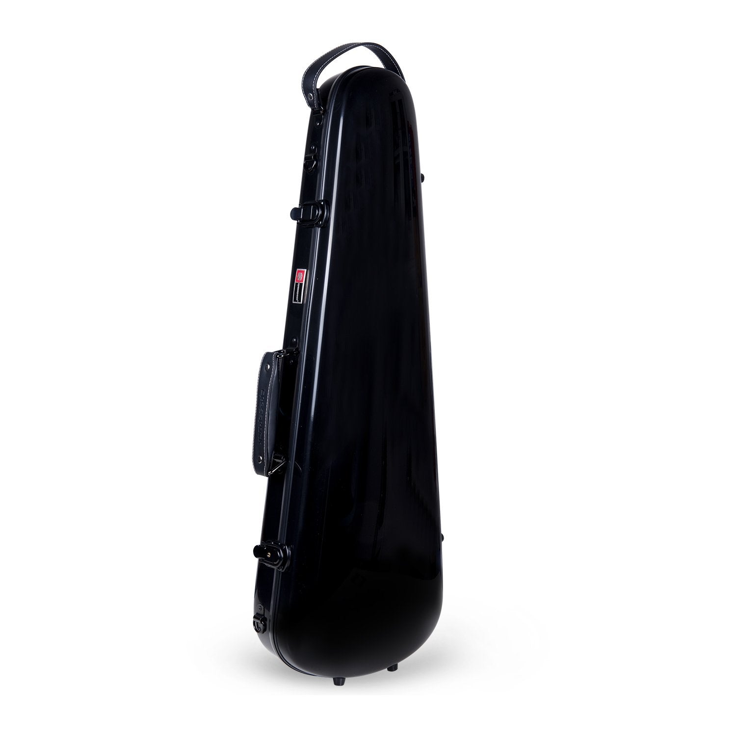 Crossrock Fiberglass Violin Case for 4/4 Full Size – Glossy Mint Blue Contoured Shell, Velvet Suspension Interior, Backpack Straps – Lightweight & Stylish (CRF1020VMB)