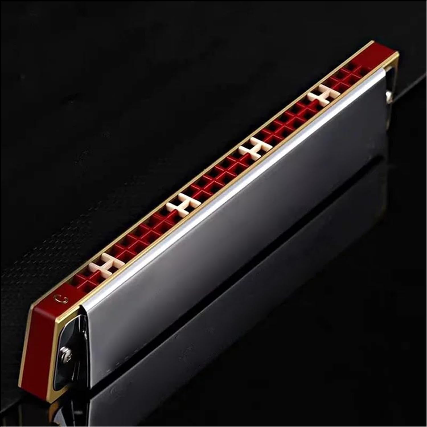 Harmonica 24 Hole Mouth Organ Professional Armonica Musical Instrumentos Key C Minor,Am Tone