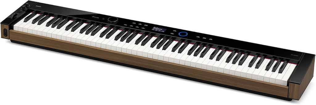Casio Privia PX-S6000 Digital Piano - Black Bundle with CS-90P Stand, SP-34 Pedal, Bench, Headphones, Piano Book, Online Piano Lessons, Instructional DVD, and Austin Bazaar Polishing Cloth