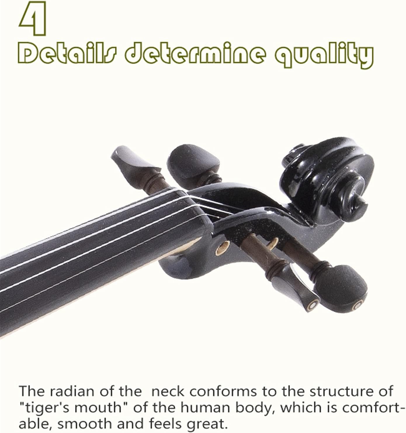 Cello Kit 4/4 Size String with Fiber Rectangular String Bow Electronic Violin Violin