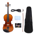 Vetimobato 16 inch 4-String Acoustic Electric Viola for Students, Adults, Professional Maple Spruce Ebony Fittings Handmade Solid Wood Electric Viola with Case, Bow