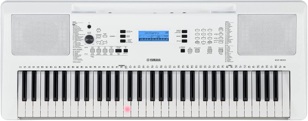 Yamaha EZ300 61-Key Portable Keyboard with Lighted Keys (Power Adapter sold separately)
