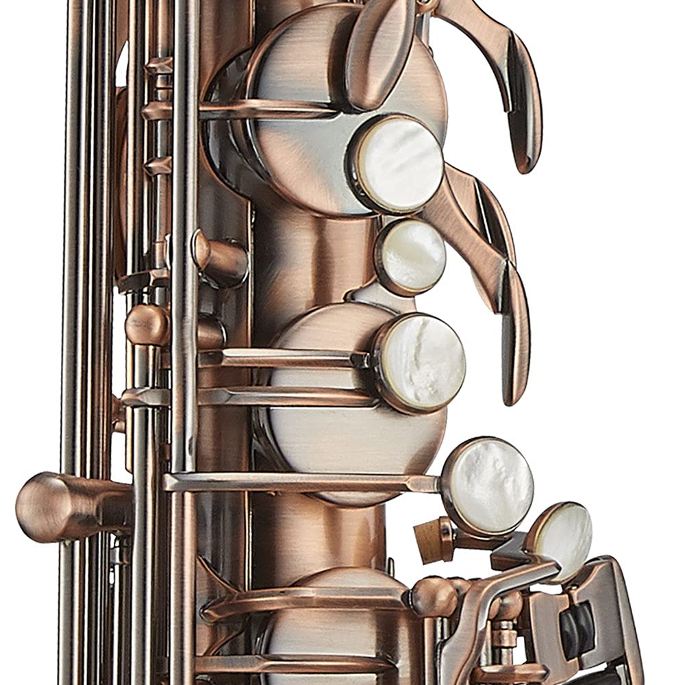 Antigua Winds PowerBell Professional Bb Tenor Saxophone(Yellow brass with lacquered finish/enlarged bell/new neck design/ergonomic design/hand engraving/ABS case)/WRTS4248LQ