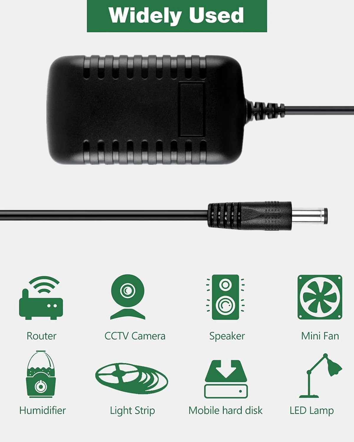 12V 2A AC Adapter Compatible with Model RS-AB02J00-B Power Supply Compatible with Cello TV