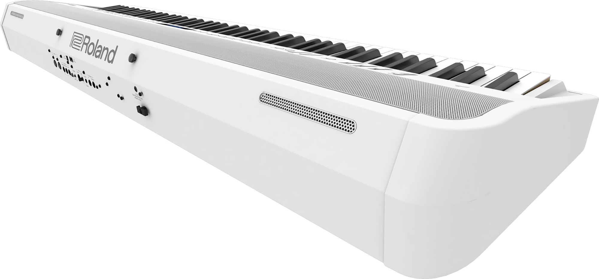 Roland FP-90X 88-Key Digital Piano - White Bundle with KSC-90 Stand, Three Pedal Unit, Bench, Online Lessons, Instructional DVD, and Austin Bazaar Polishing Cloth