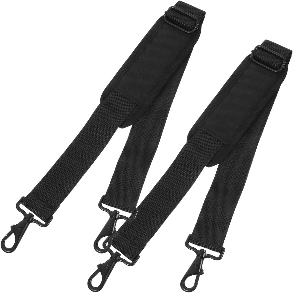 EXCEART 2pcs Instrument Shoulder Strap, 60-106cm Padded & Adjustable Replacement Bag Strap with Hooks - Universal for Violin Case, Guitar, Cello, Ukulele & Saxophone