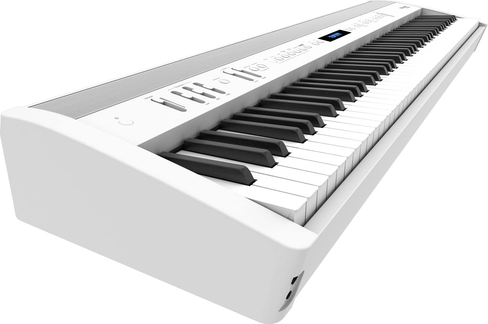 Roland FP-60X 88-Key Digital Piano - White Bundle with Adjustable Stand, Bench, Deluxe Sustain Pedal, Online Piano Lessons, Instructional DVD, and Austin Bazaar Polishing Cloth