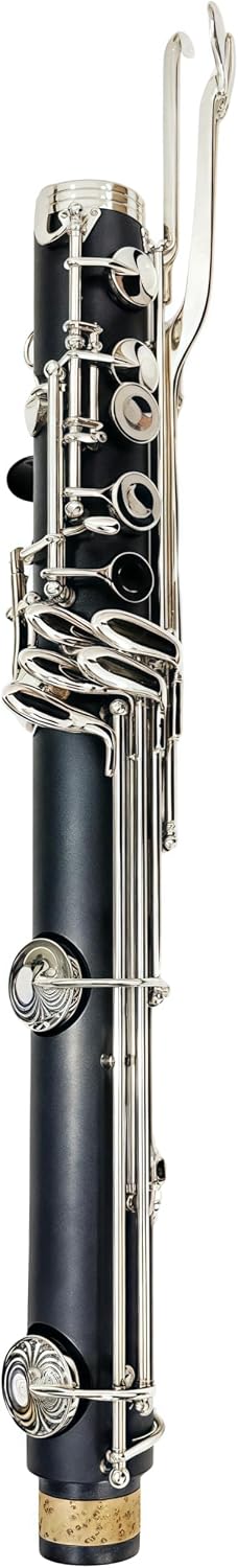 Professional New Silver Plated Keys Bass Clarinet LOW E Bb Tuning Black Tube Clarinet ABS