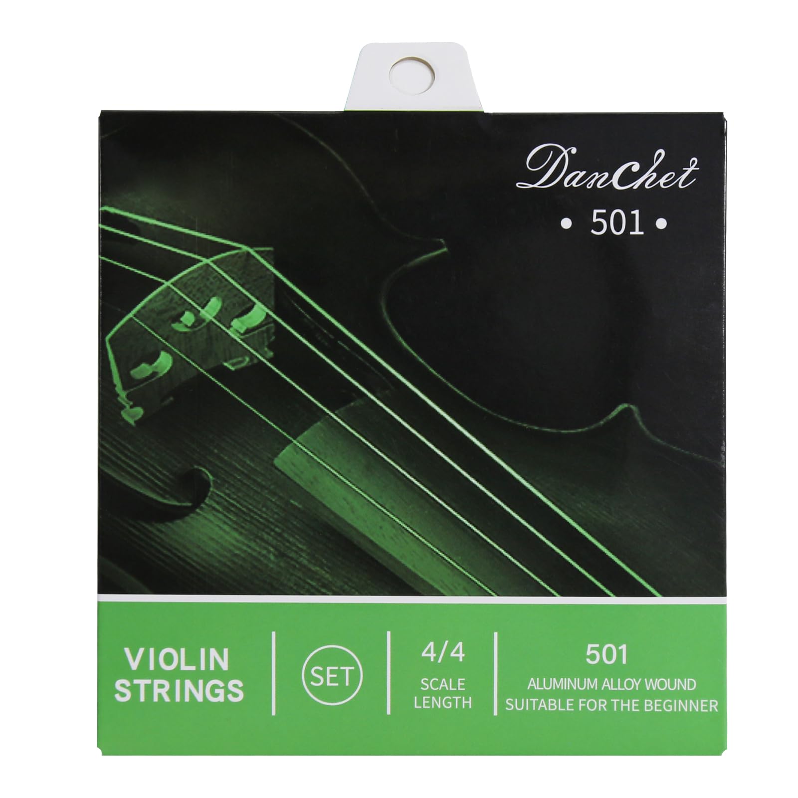 Violin Strings 4/4 Full Set Professional Performance Grade, Ball End, Nylon Wound 901B (Includes E, A, D, G Strings)…