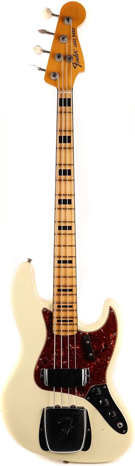 Fender Custom Shop 1968 Jazz Bass Journeyman Relic - Aged Vintage White