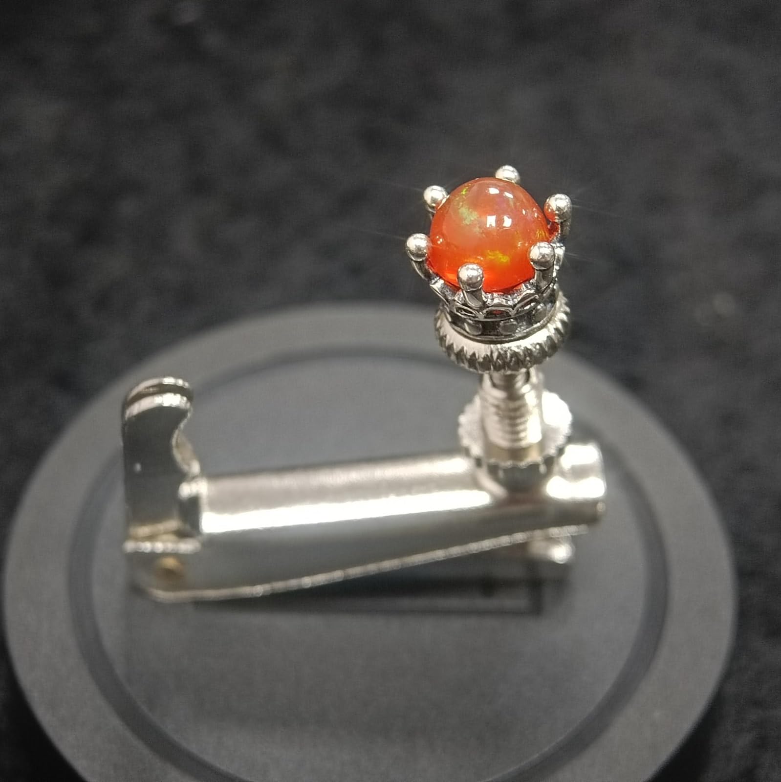 Handmade Creative Violin Fine Tuning Violin Tuners Violin Screw Violin String Adjusters for 3/4 4/4 Violins (20-Sapphire) Fiddle Fine Tuner
