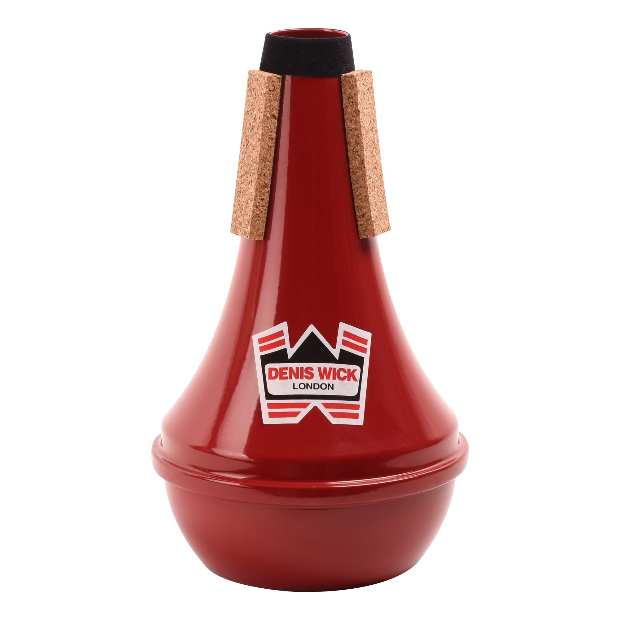 Denis Wick Straight Mute for Trumpet or Cornet, 5504 - Hand-Spun Aluminum Mute with Natural Cork - Brilliant Tone, Reliable Intonation & Tight-Bell Fit for Performance - 6.1 x 3.4 x 3.4 In, 2.26 oz