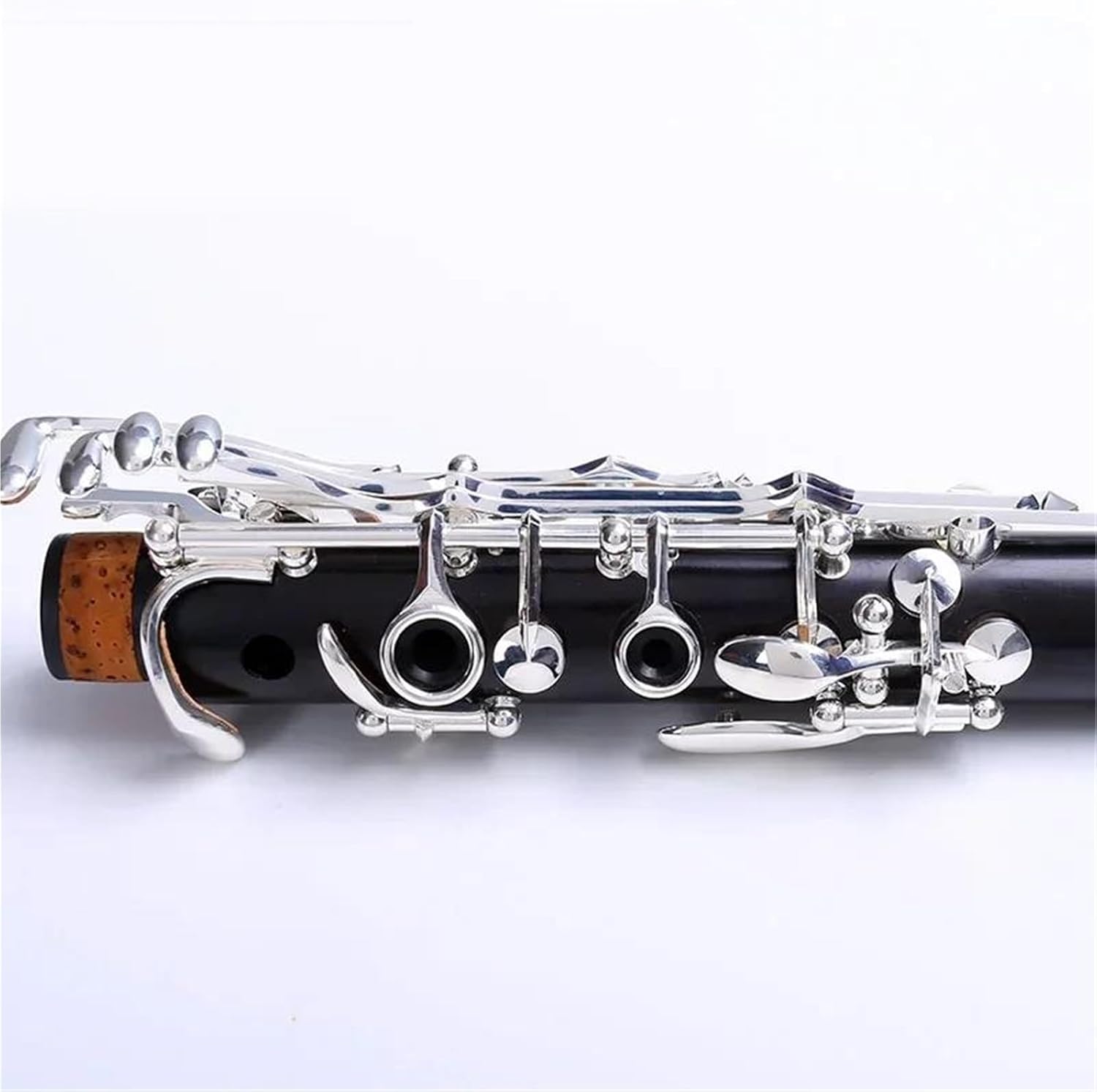 Professional Ebony Clarinet Bb 18 Keys Silver plated M9 Clarinet