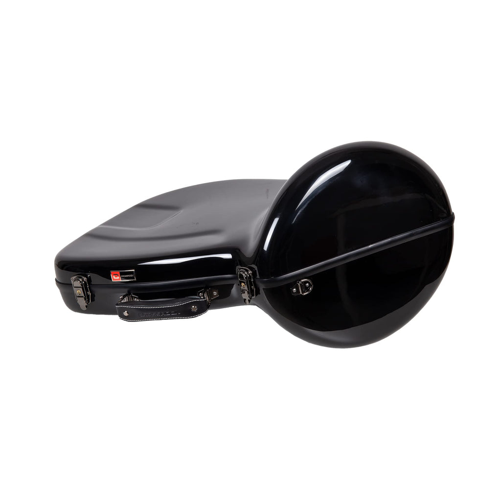 Crossrock Fiberglass Case fits for Trumpet with removable shoulder straps-Black(CRF1020TRBK)