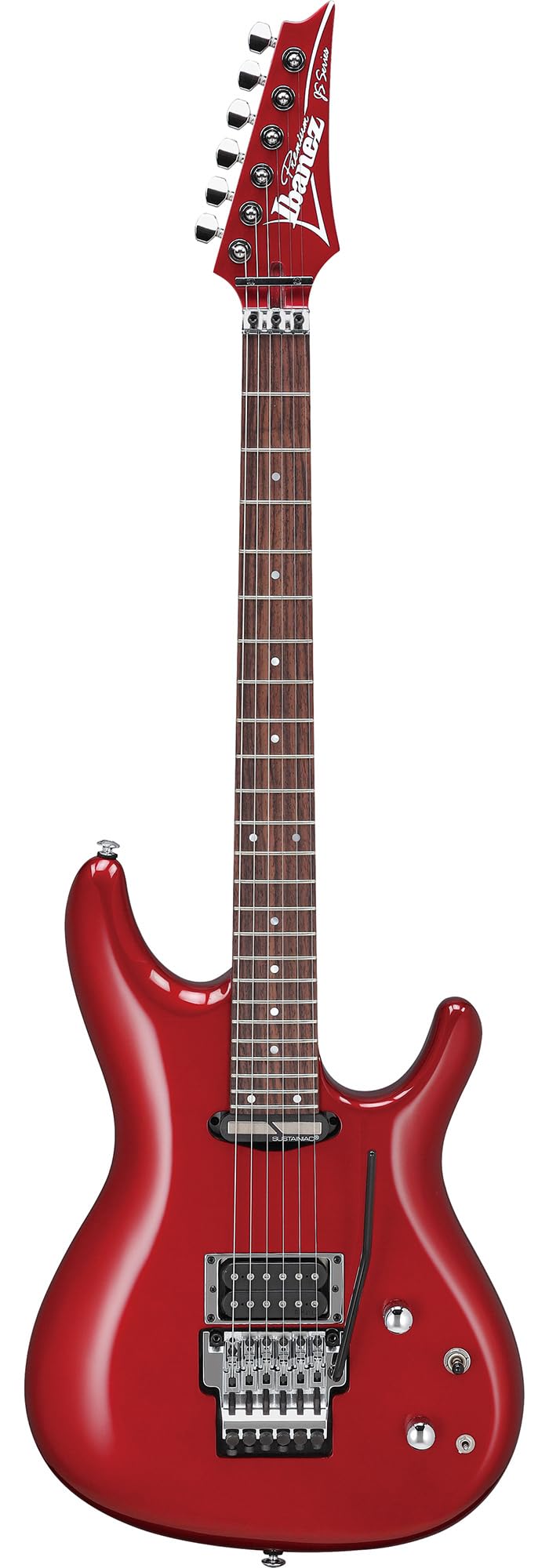 Ibanez JS240PS Joe Satriani Electric Guitar - Candy Apple Bundle with Gig Bag, Tuner, Strap, Cable, Austin Bazaar Instructional DVD, and Polishing Cloth