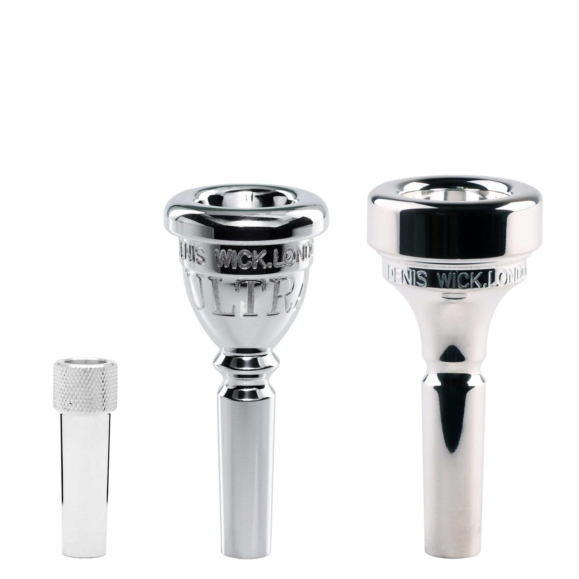 Denis Wick Mouthpiece Adaptor for Trumpet - Silver Plated, Quick & Handy Way Connector for Cornet Players to Trumpet Mouthpiece - Durable Design with Reliable Fit, Suited to Students & Professionals
