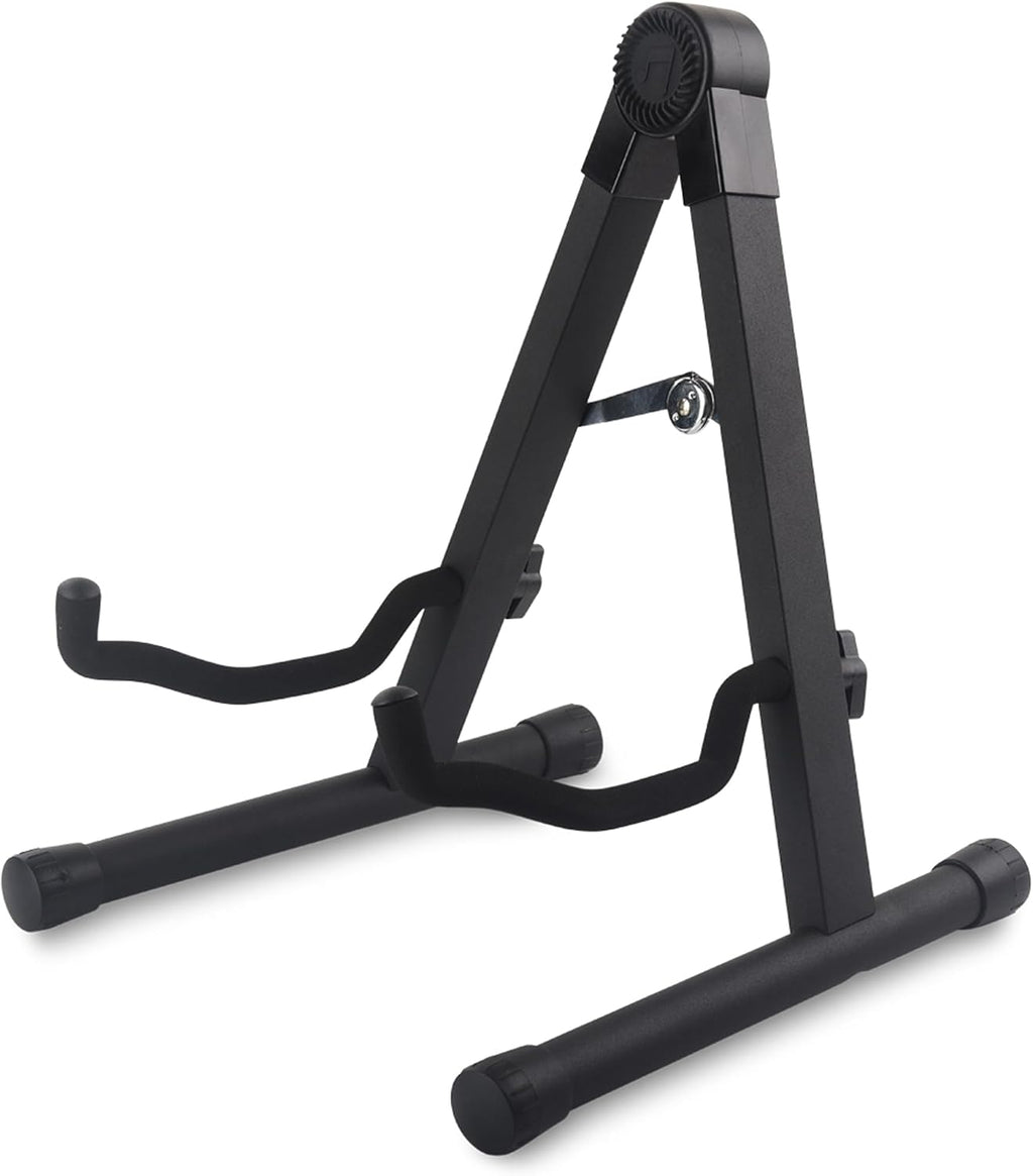 Guitar Stand, A-Frame Floor Folding Stand with Padded Foam for Acoustic, Electric, Bass Guitars, Cello, Mandolin, Banjo, Ukulele
