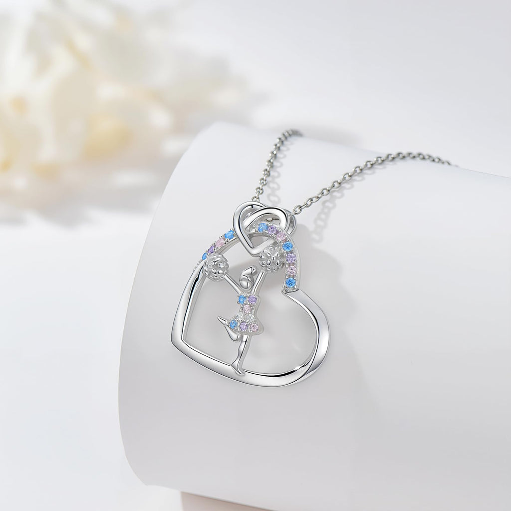 Sport/Music Necklace for Women 925 Sterling Silver Crystal Pendant Tree of Life Jewelry Gifts for Sport Players