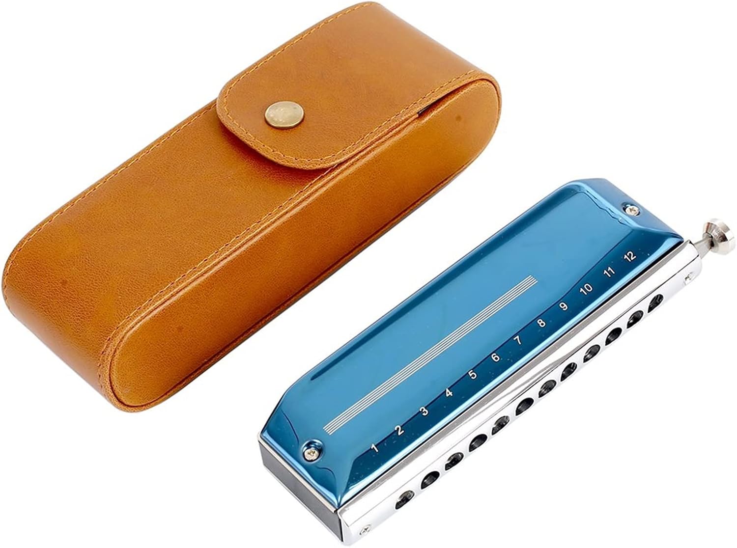 Chromatic Harmonica Performer 12 Holes 48 Tone Mouth Organ Harp Key of C A Musical Instruments Harmonica Musical Instrument