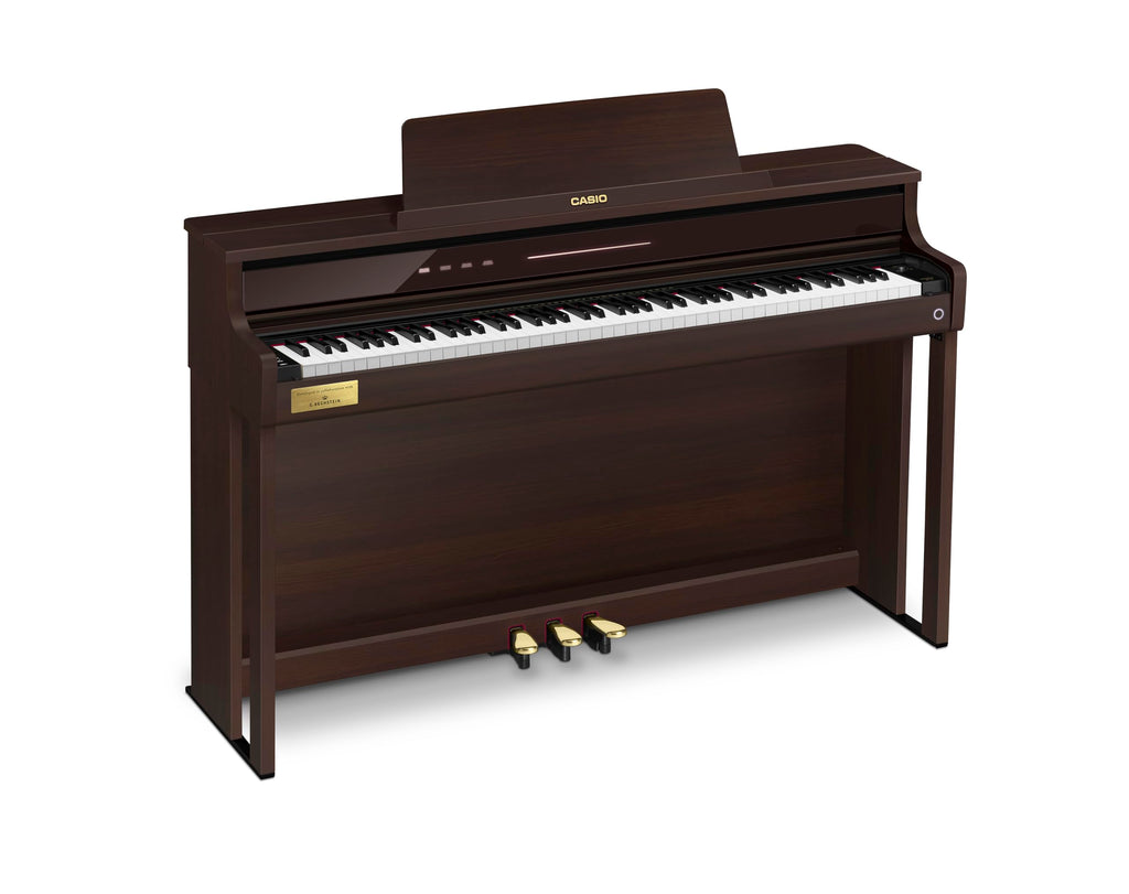 Casio Celviano AP-750 – 88-Key Digital Console Piano | Smart Hybrid Hammer Action Keyboard CELVIANO Edition | 39 Built In Tones | Black