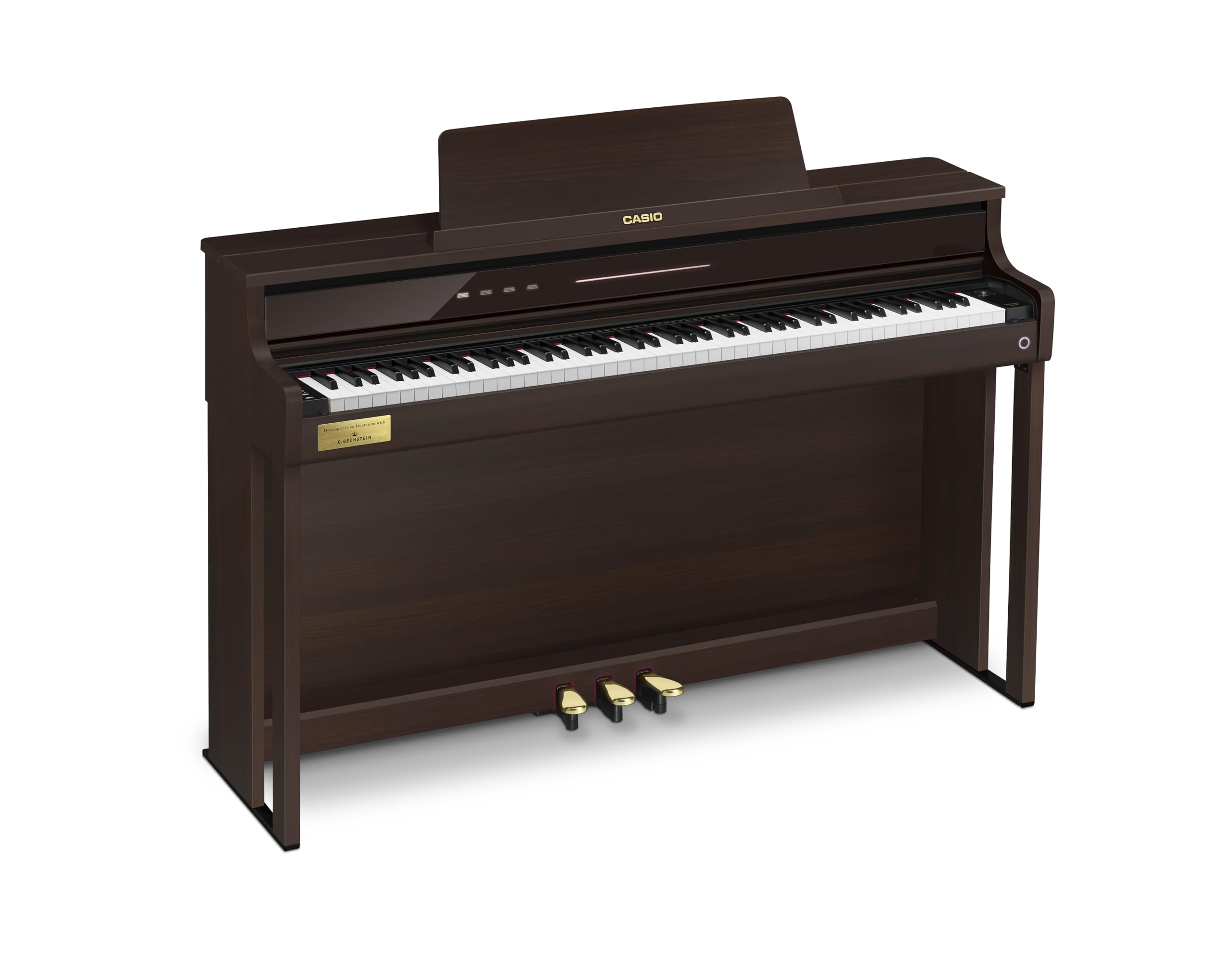 Casio Celviano AP-750 – 88-Key Digital Console Piano | Smart Hybrid Hammer Action Keyboard CELVIANO Edition | 39 Built In Tones | Black
