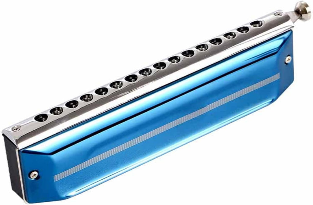 Chromatic Harmonica 16 Hole 64 Tone Key of C Chromatic Mouth Organ Harmonica for Adults Students Harmonica Musical Instrument