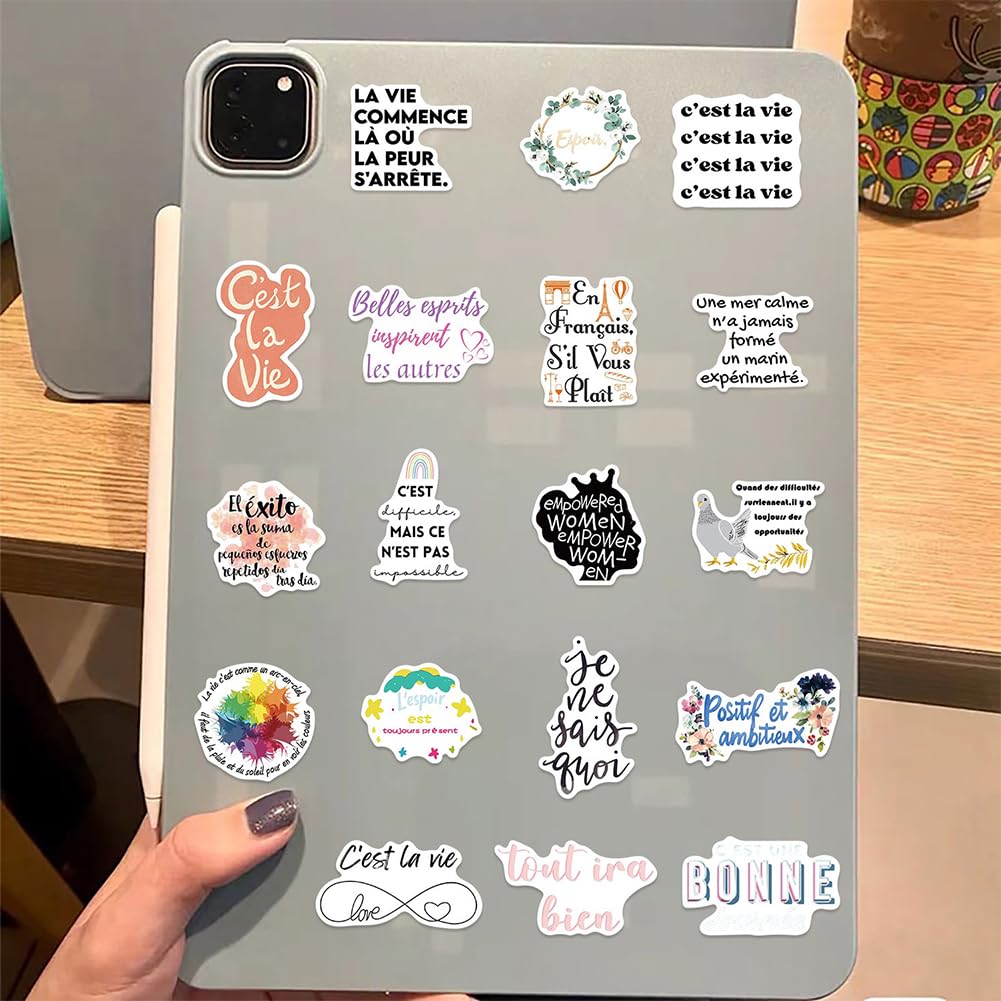 50Pcs Violin Stickers Musical Instrument Waterproof Vinyl Decals | Peel and Stick waterproof sun-proof removable Reusable for Water Bottles Laptop Mobile Phone Skateboard Guitar Decoration