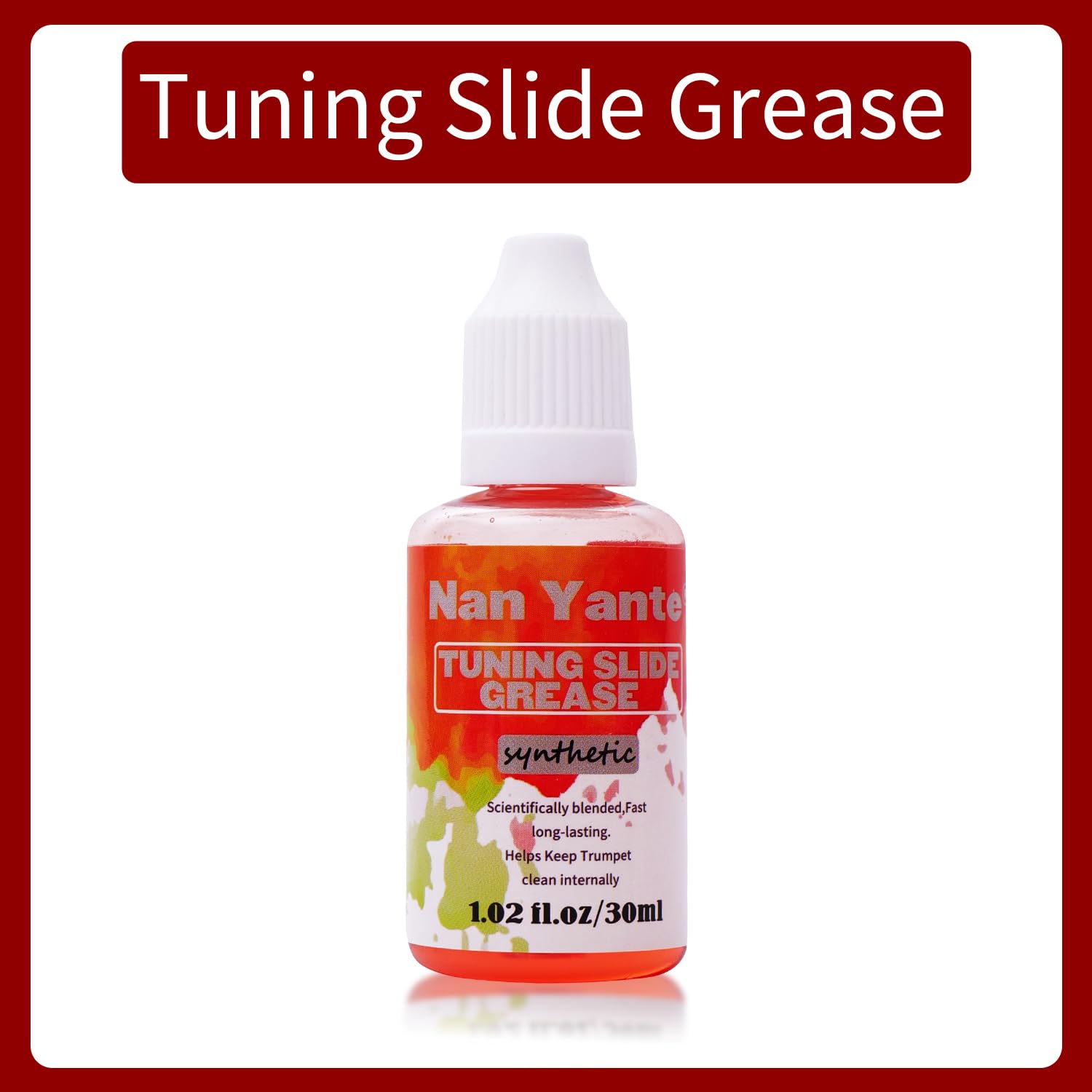Premium Synthetic Tuning Slide Grease Oil + Valve Oil/Piston Oil for Trumpet, Trombone, French Horn, Tuba, Euphonium & Other Brass Instruments, 30ml (1.02 fl. Oz) Each Bottle