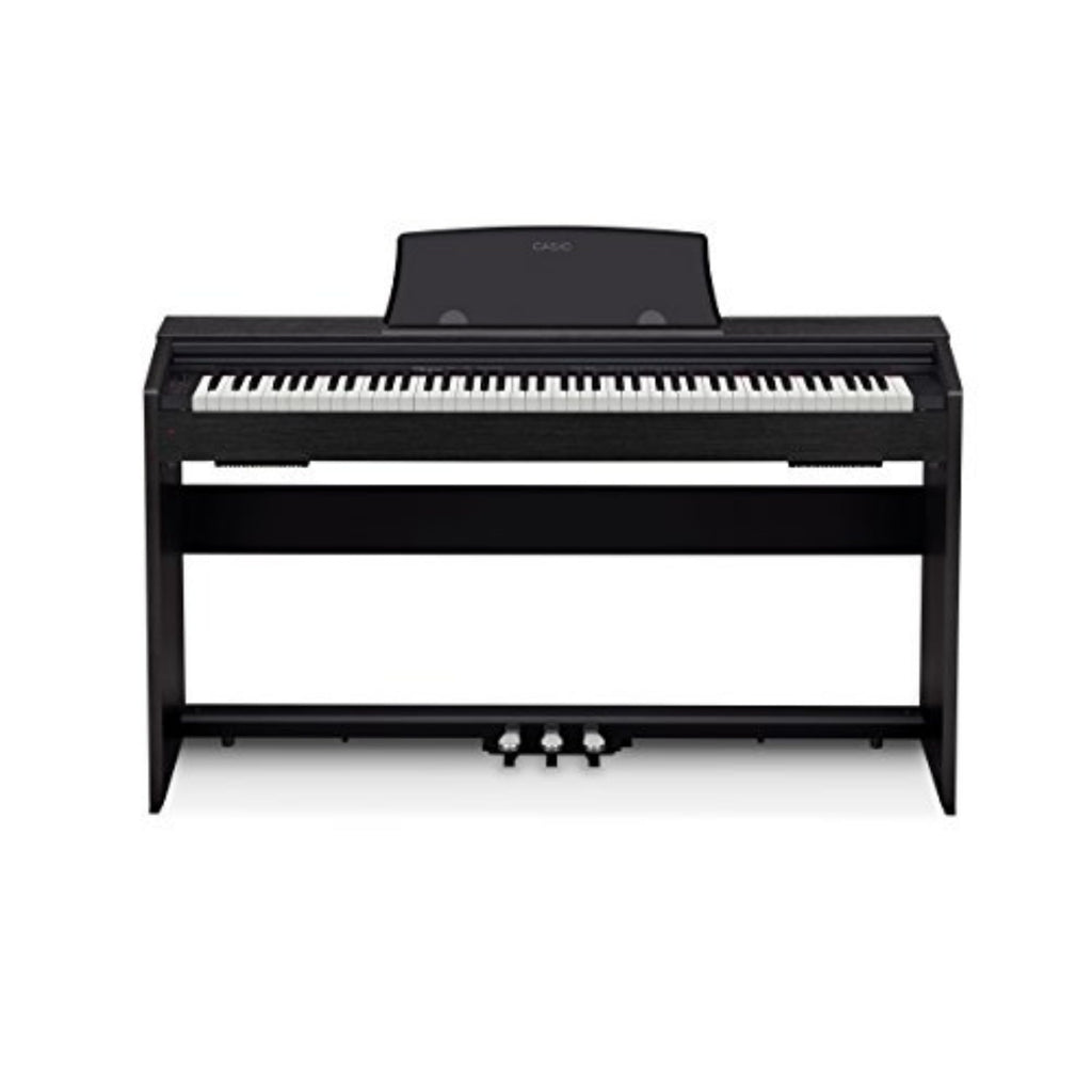 Casio Privia PX-770 – 88-Key Weighted Console Digital Piano | Tri-Sensor II Scaled Hammer Action Keys | AiR Sound Source, 19 Tones, Concert Play, 16W Stereo Speakers, USB-MIDI | Elegant White Cabinet