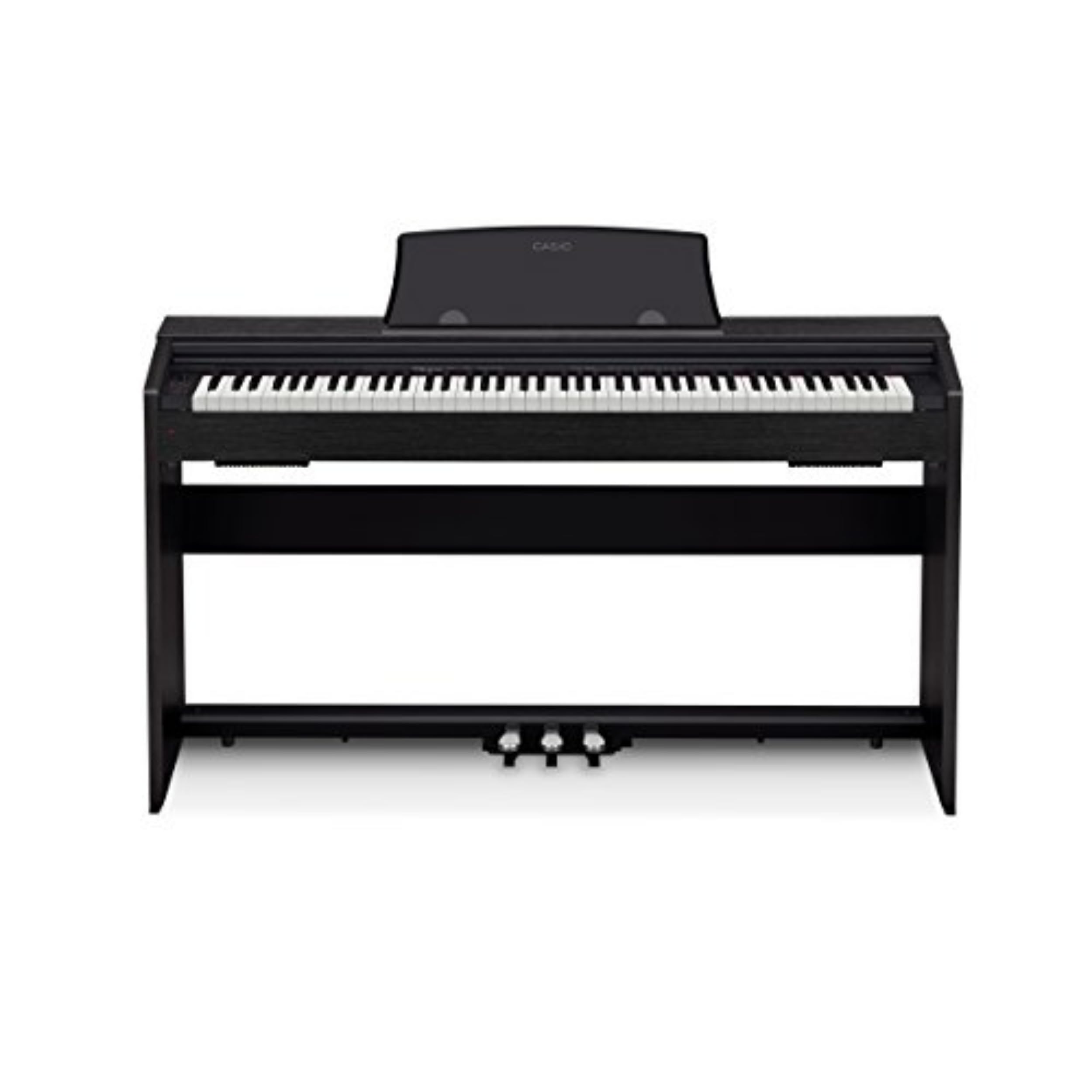 Casio Privia PX-770 – 88-Key Weighted Console Digital Piano | Tri-Sensor II Scaled Hammer Action Keys | AiR Sound Source, 19 Tones, Concert Play, 16W Stereo Speakers, USB-MIDI | Elegant White Cabinet