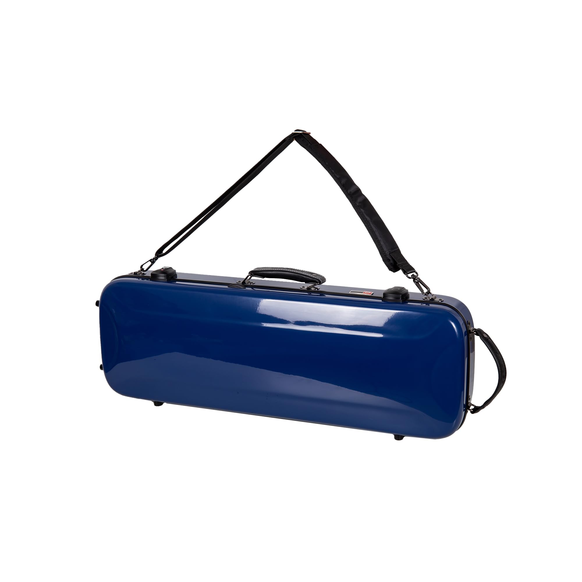 Crossrock Fiberglass Double Violin Case fits Two 4/4 Full-Size Violins- Includes TSA lock, Protective Blanket, Hygrometer, Removable Shoulder Straps- Milky White (CRF2020DVMW)
