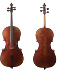 Professional Handcrafted Cello, Full Size 4/4, Antique Red Brown Oil Finish.Exact cello on the photoes
