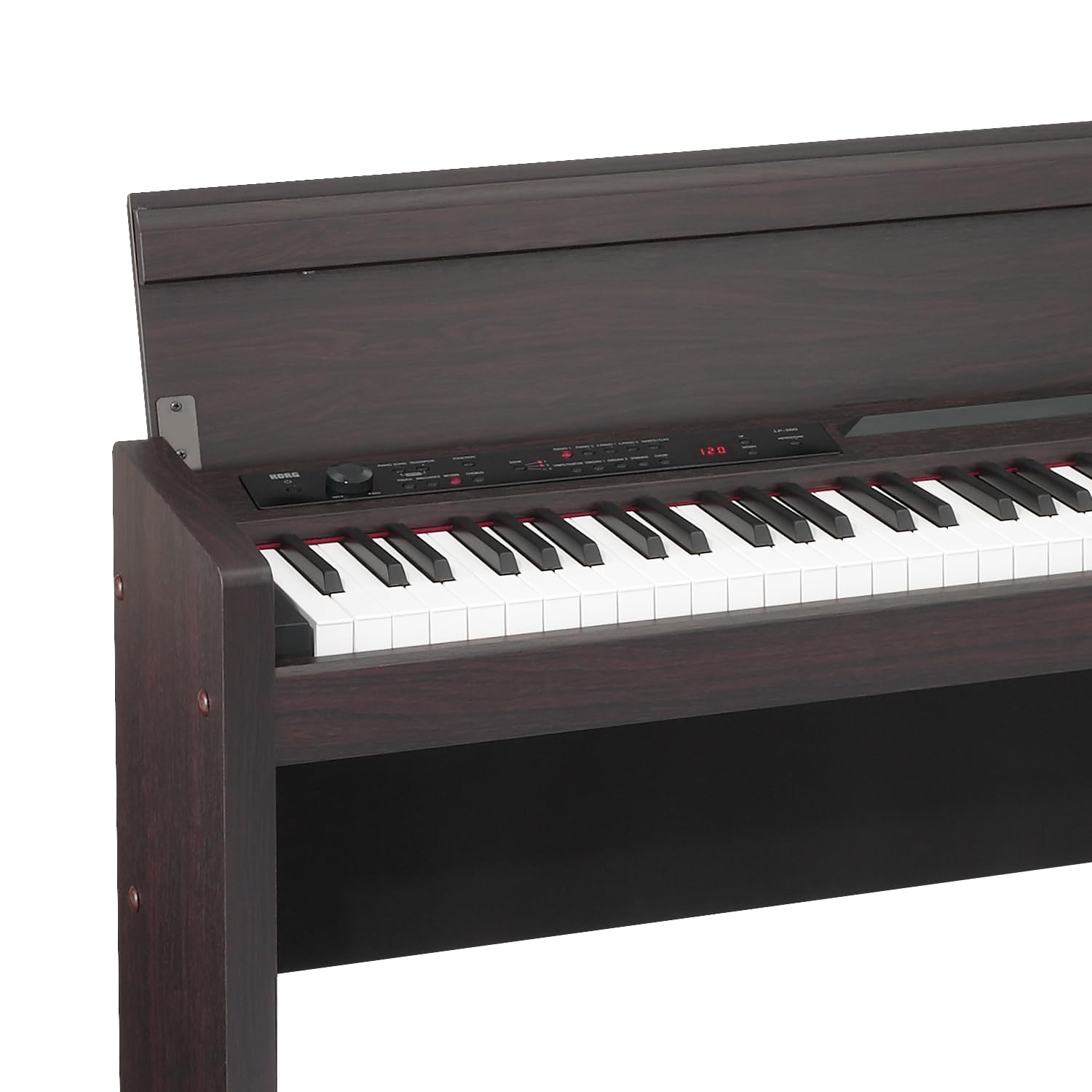 Korg, LP-380U Digital Home Piano with 88-Key Fully Weighted Keyboard, Built-in Speakers, Furniture Stand, and 3-Pedal Unit (LP-380-BK-U)