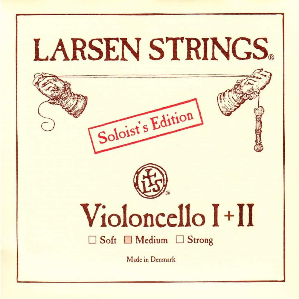 Larsen 4/4 Cello Soloist A and D Combo Pack Medium Gauges