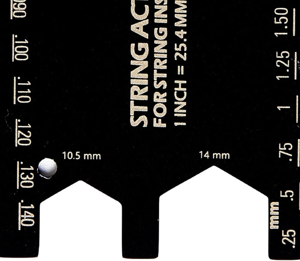 String Action Ruler Precision Setup Tools | Fretboard Radius Gauge Luthier Tools for Performance Measurement Maintenance Repair Player Beginners