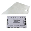 Set of 3pcs Neck Straight Edge 23cm/9.05" Length String Action Ruler Gauge String Height Gauge Fret Rocker Leveling Tool for Electric Bass and Acoustic Guitar