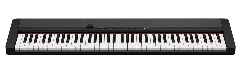 Casio CT-S1 Casiotone 61-Key Portable Keyboard - Black Bundle with Adjustable Stand, Bench, Headphones, Sustain Pedal, Instructional Book, Instructional DVD, and Austin Bazaar Polishing Cloth